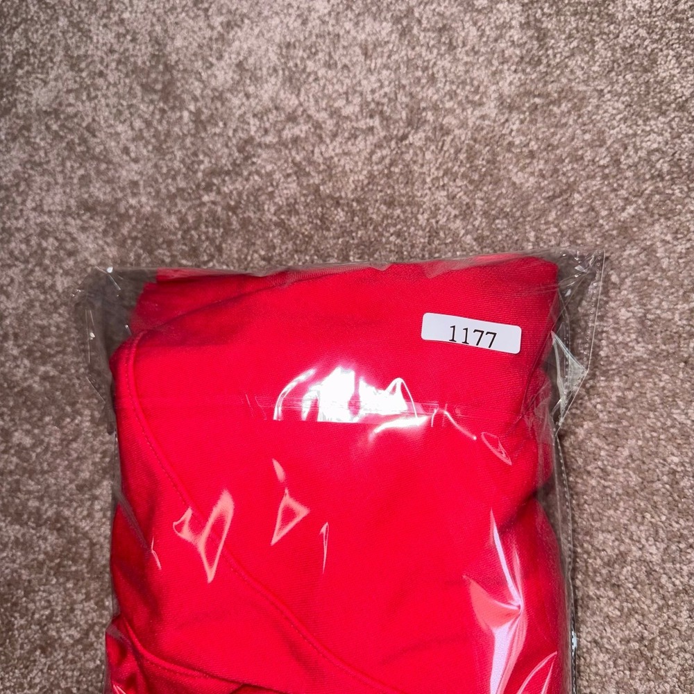 Target Brand Women's Bright Red Long Sleeve Quarter-Zip Pullover Sweatshirt - M - Picture 11 of 11